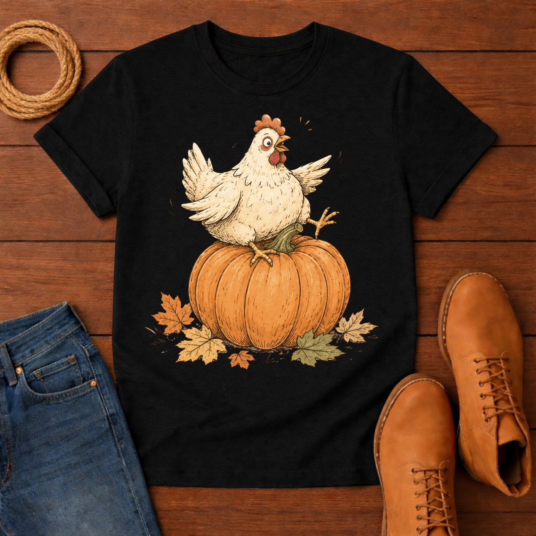 Chickens and Pumpkins 2 T-Shirt
