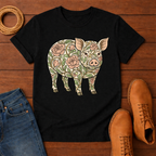 Floral Pig T-Shirt