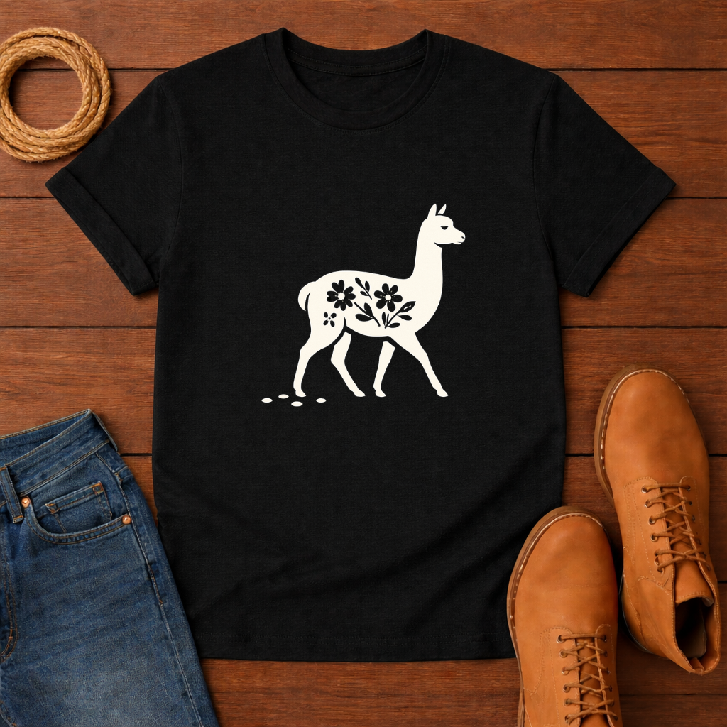 Walking Alpaca T-shirt