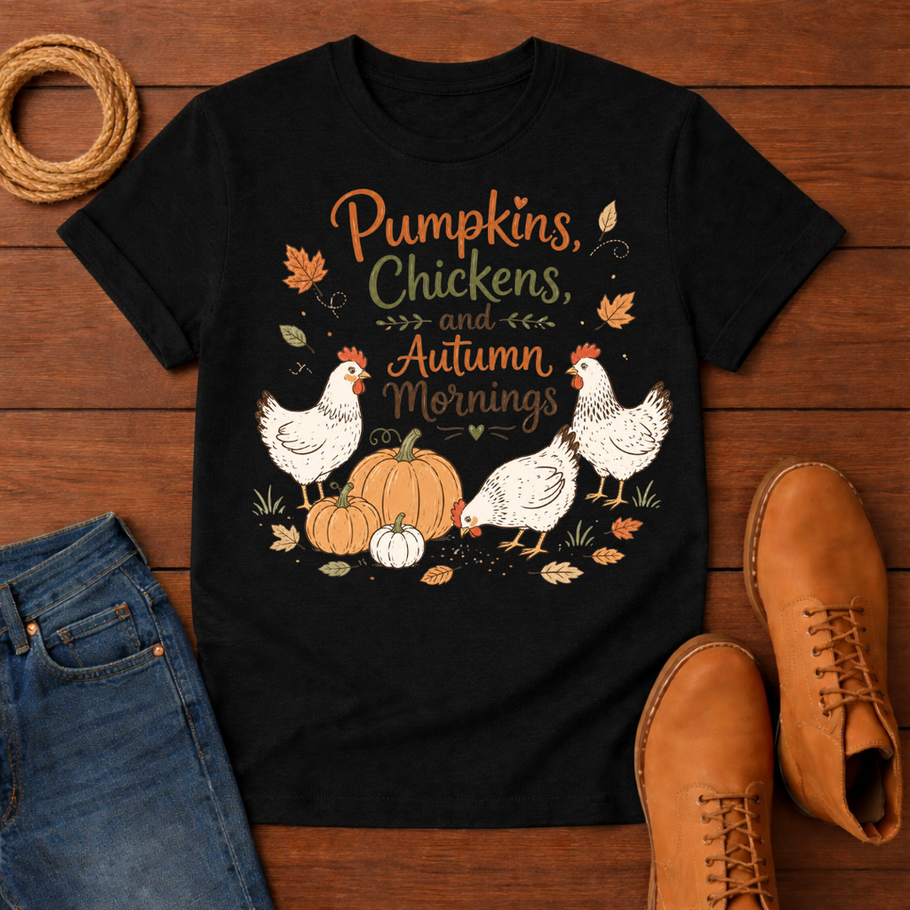 Chickens and Pumpkins T-Shirt
