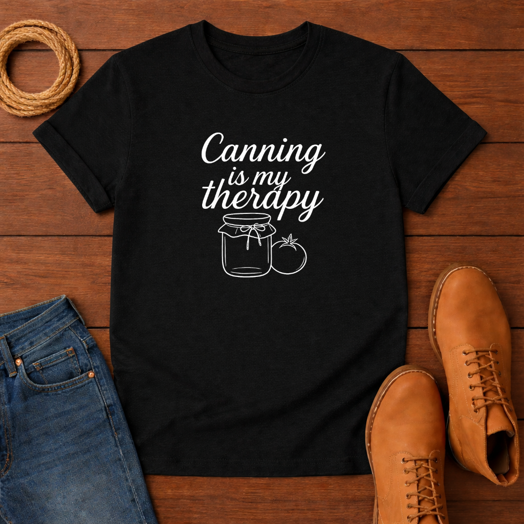Canning is My Therapy T-shirt