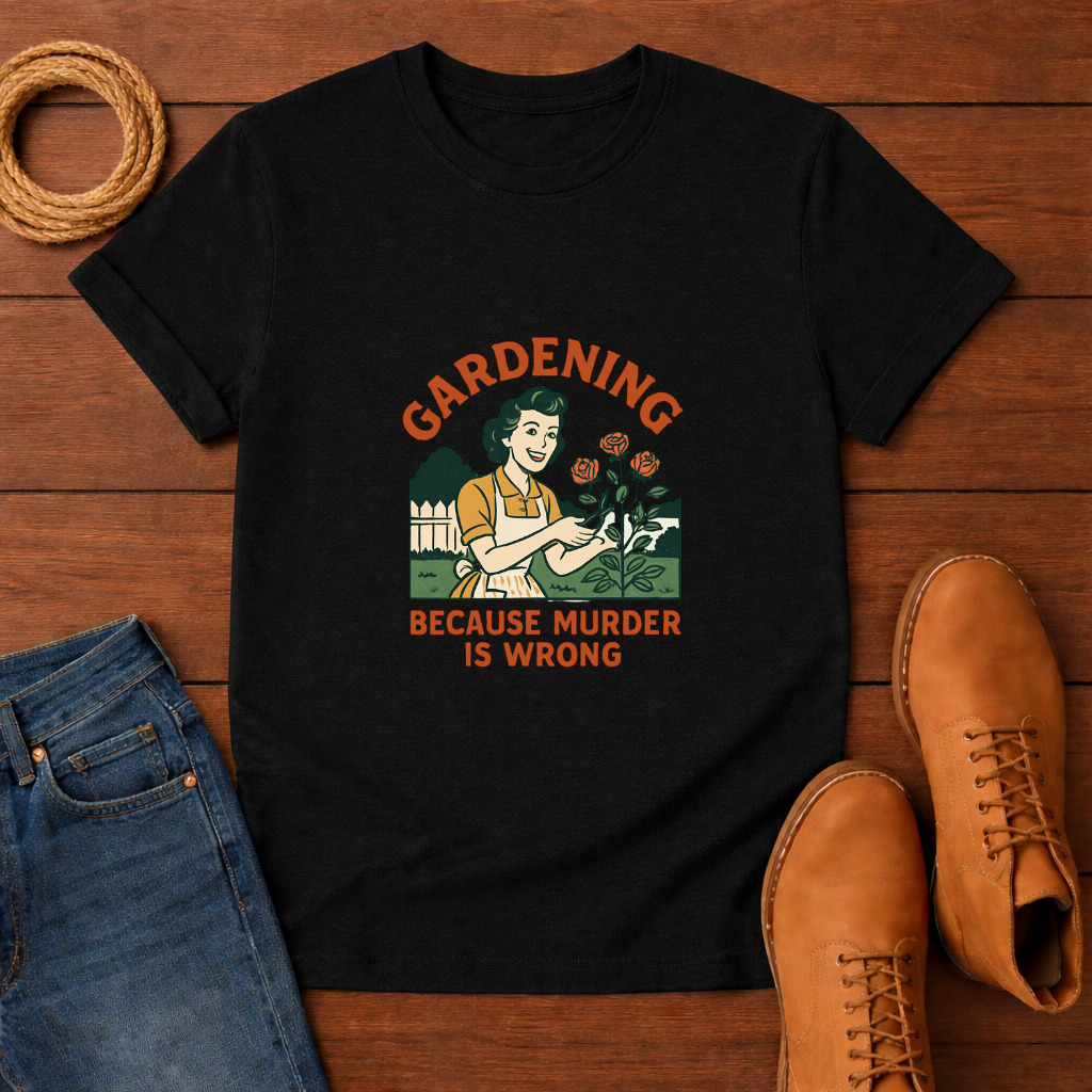 Gardening Because T-shirt