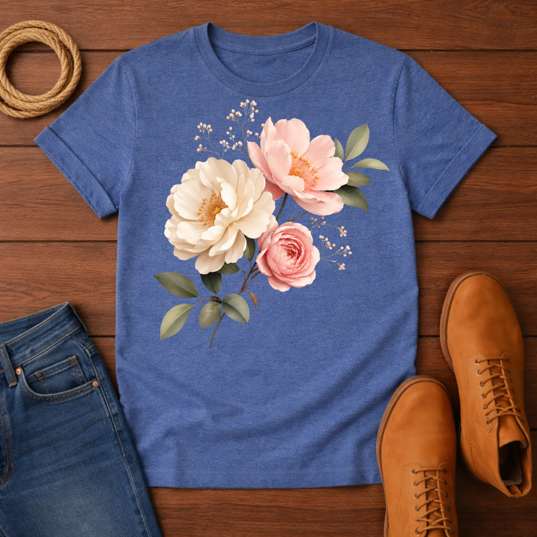 Three Flower T-Shirt