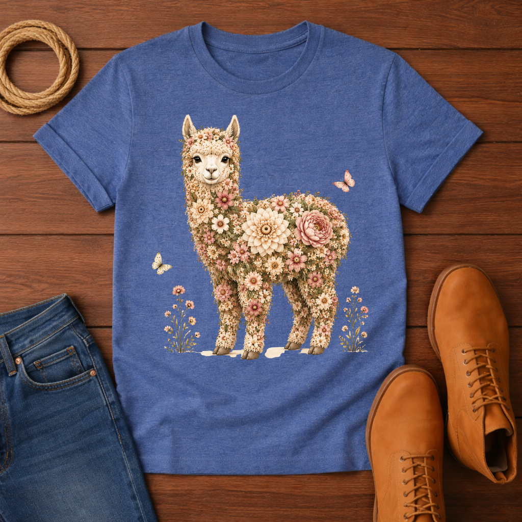 Rose Alpaca T-Shirt