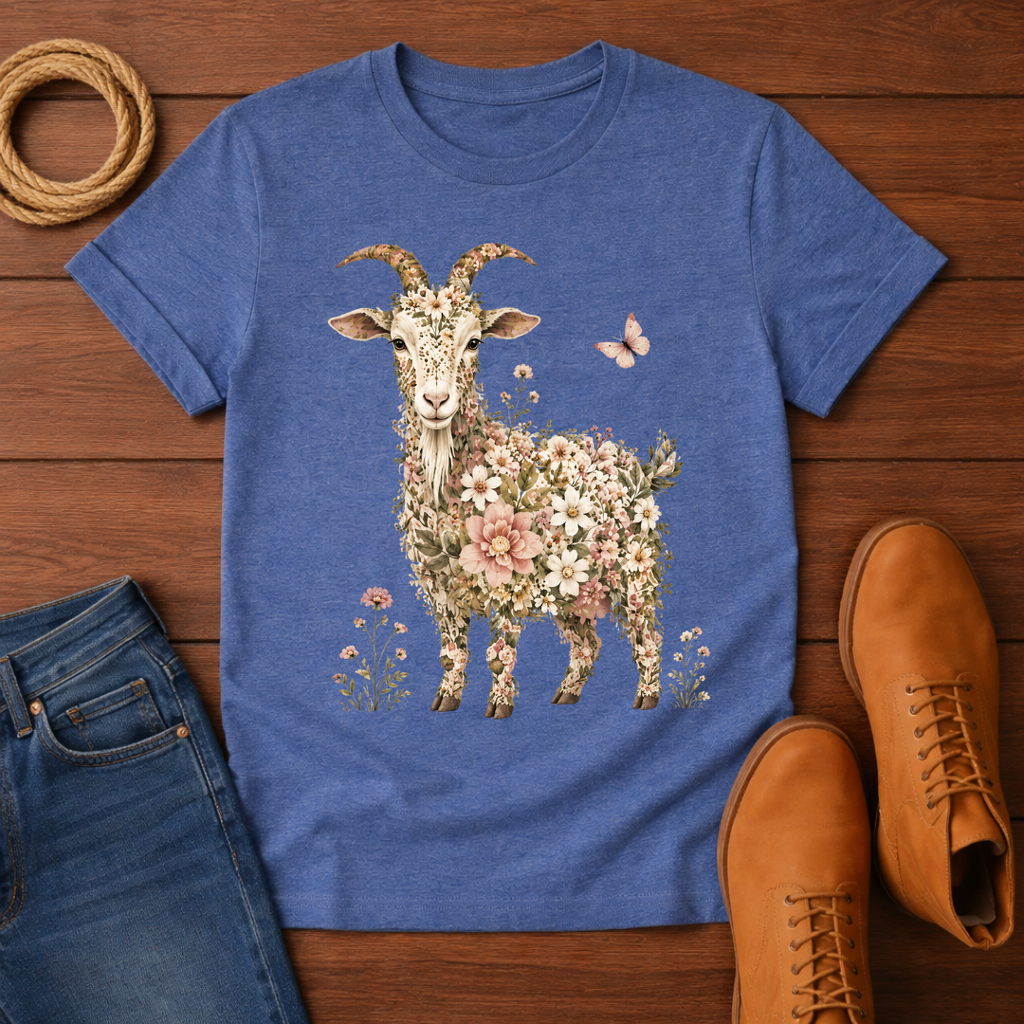 Rose Goat T-Shirt