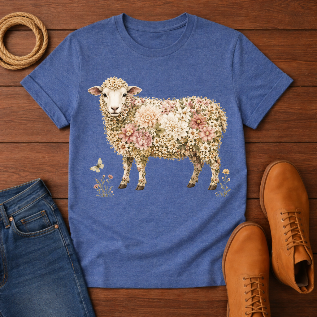 Rose Sheep T-Shirt