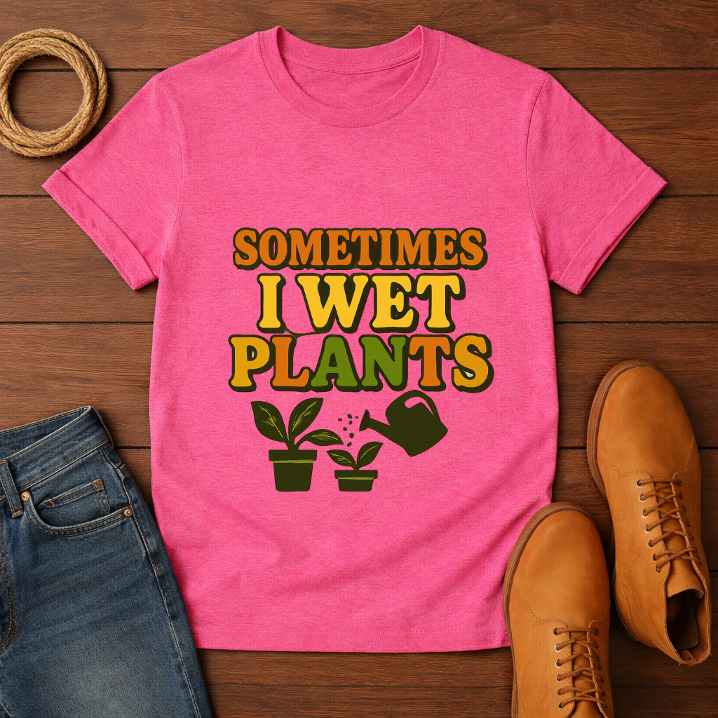 Sometimes I Wet My Plants T-shirt