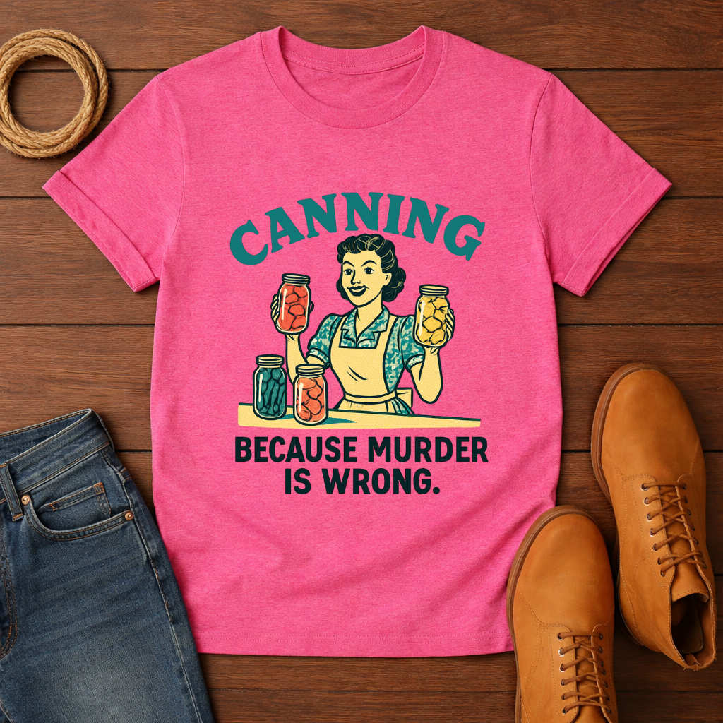 Canning Because T-shirt