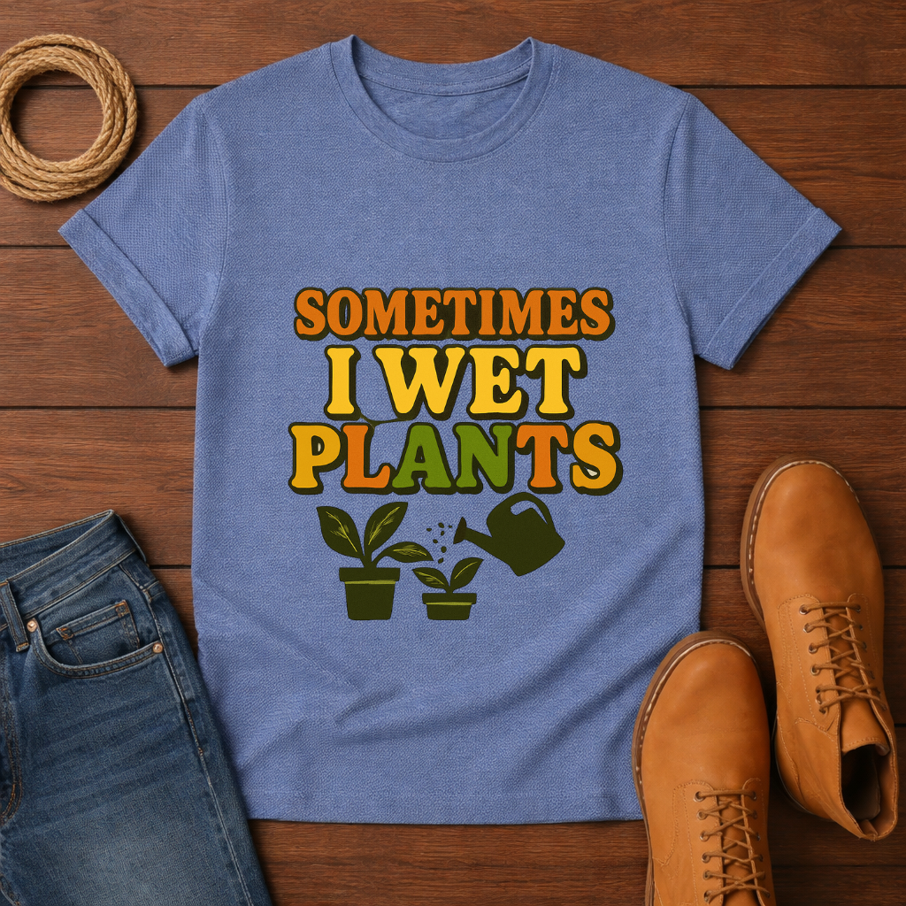Sometimes I Wet My Plants T-shirt