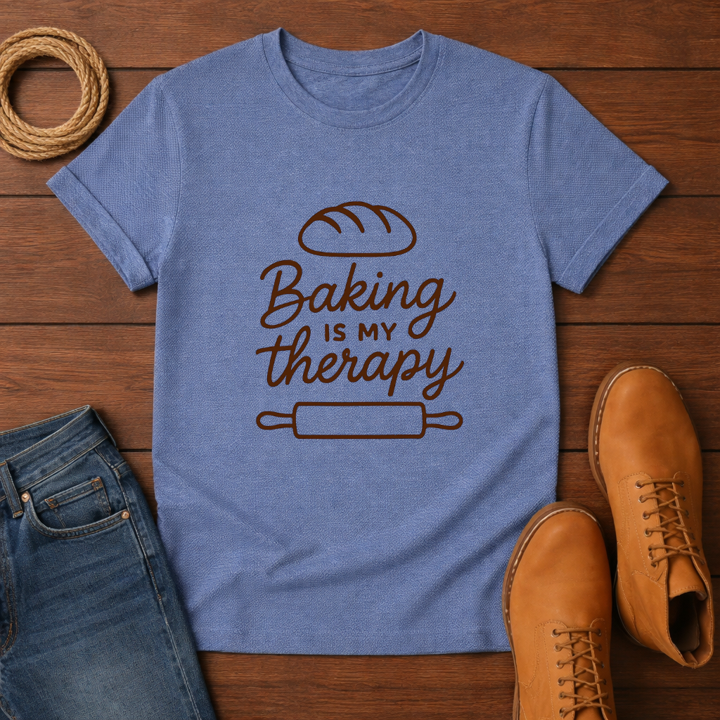 Baking Is My Therapy T-shirt