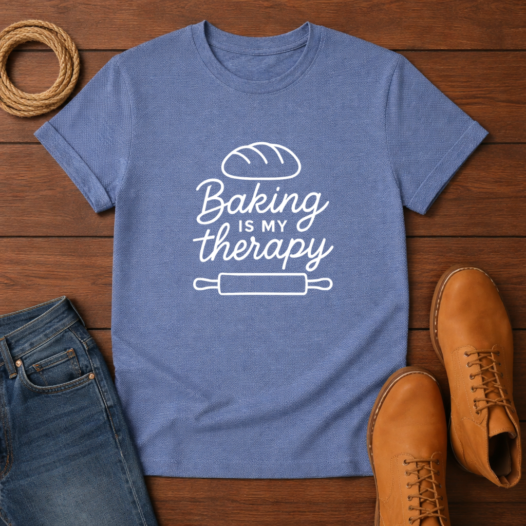 Baking is My Therapy T-shirt