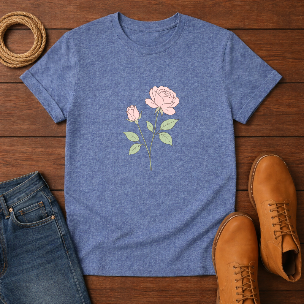 Two Flowers T-shirt