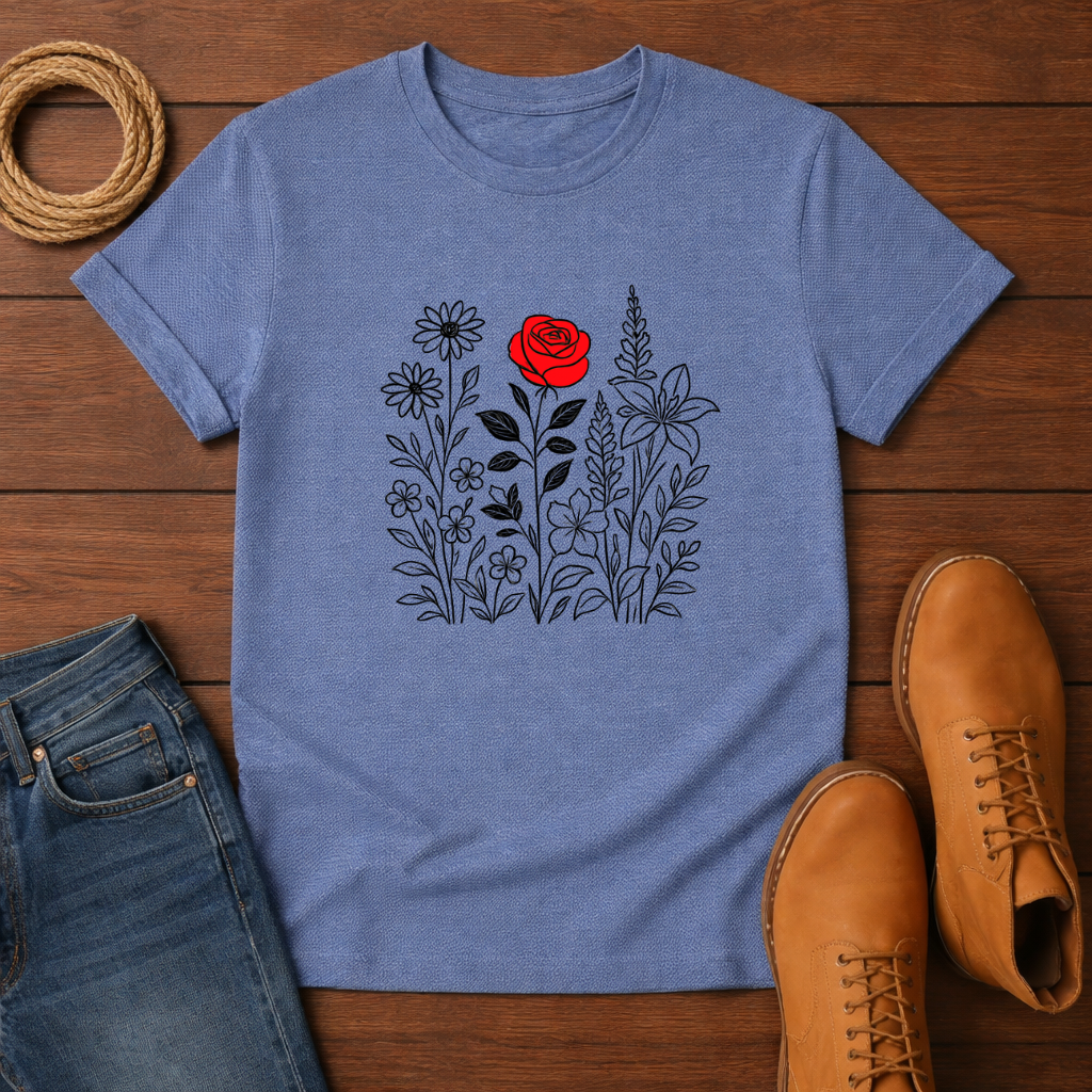 Red Rose T-shirt