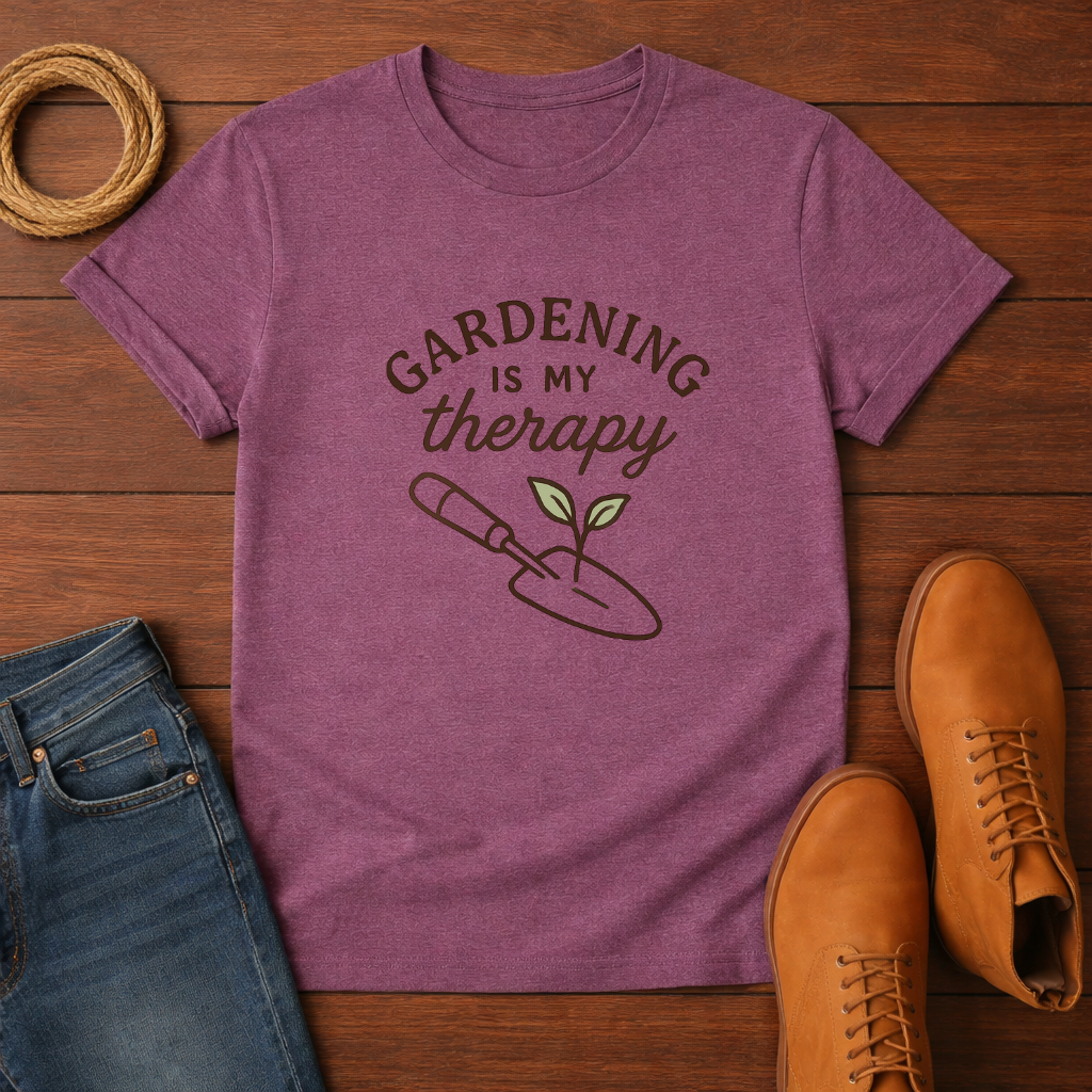 Gardening Is My Therapy T-shirt
