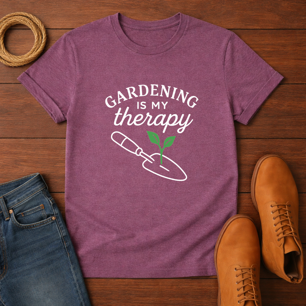 Gardening is My Therapy T-shirt
