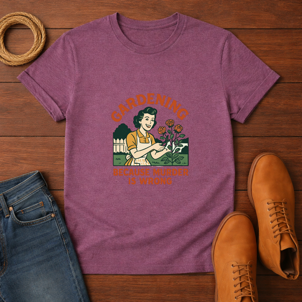 Gardening Because T-shirt