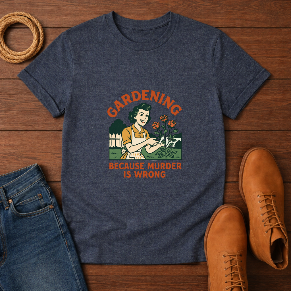 Gardening Because T-shirt