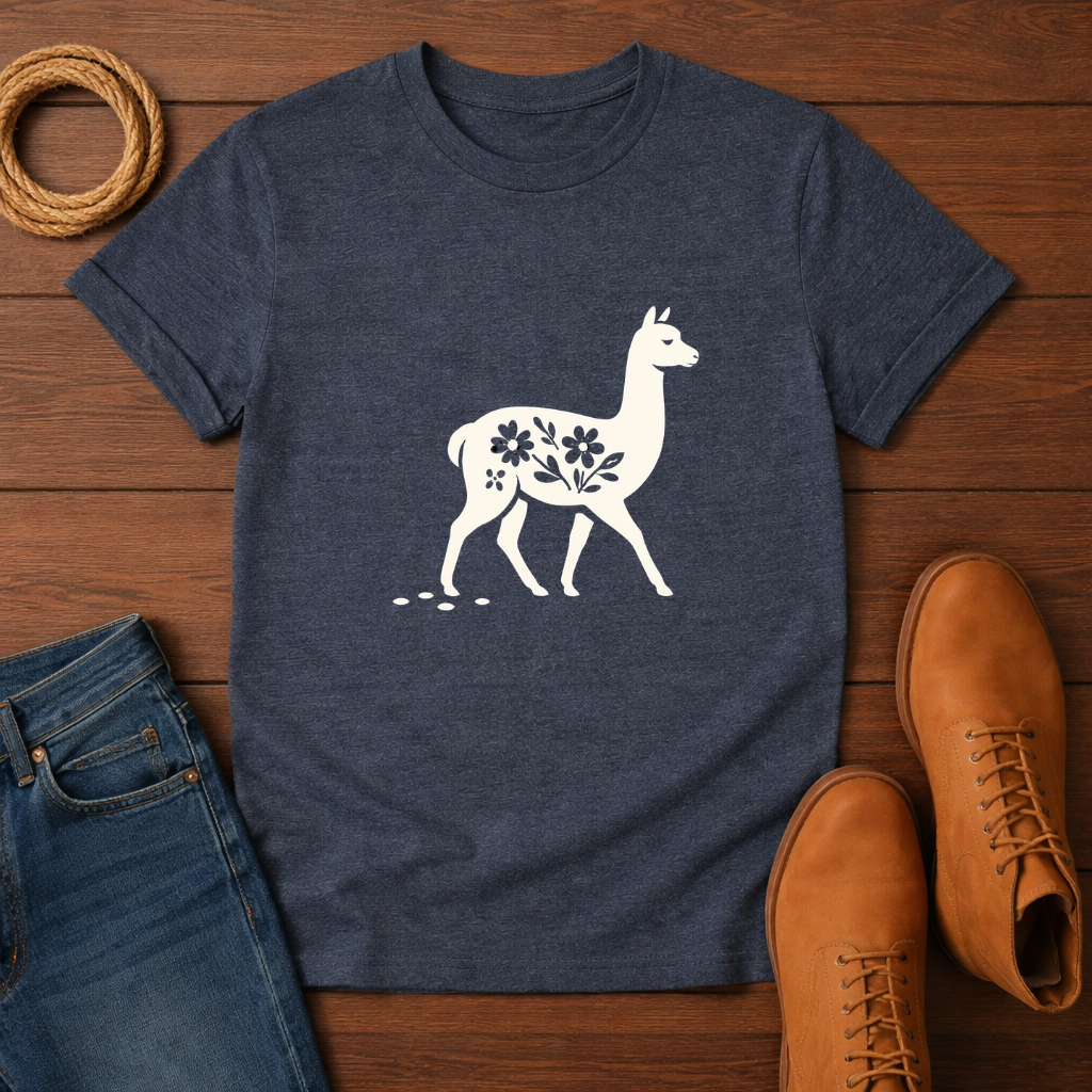 Walking Alpaca T-shirt