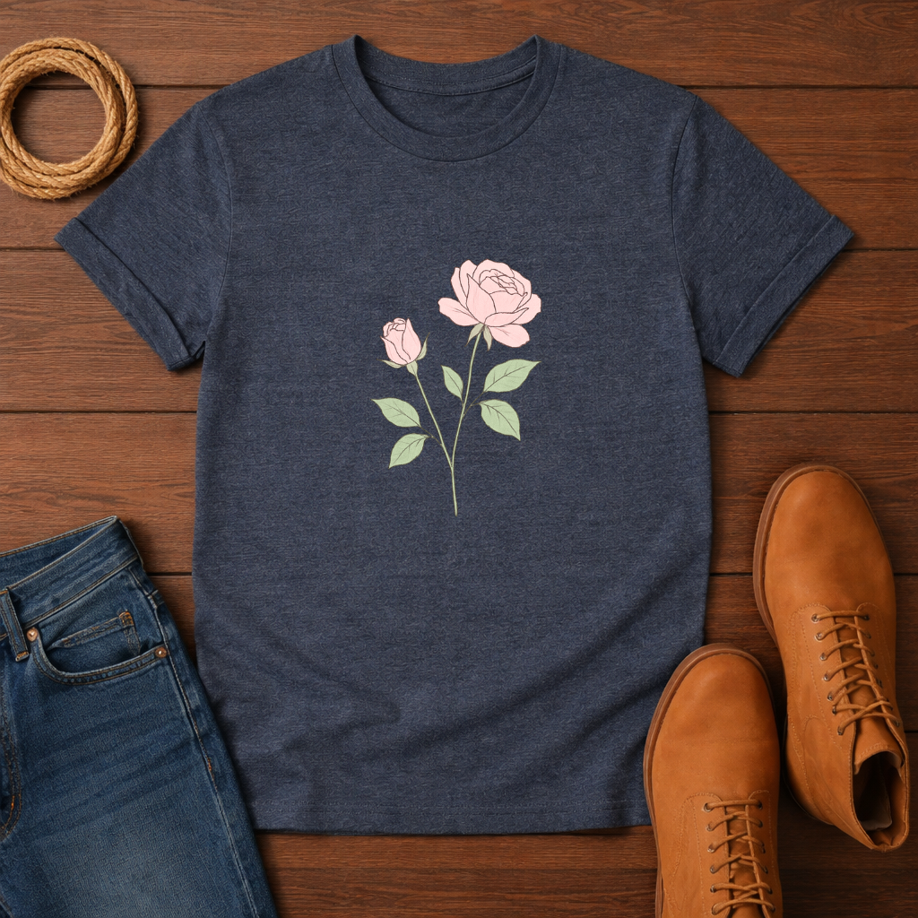Two Flowers T-shirt