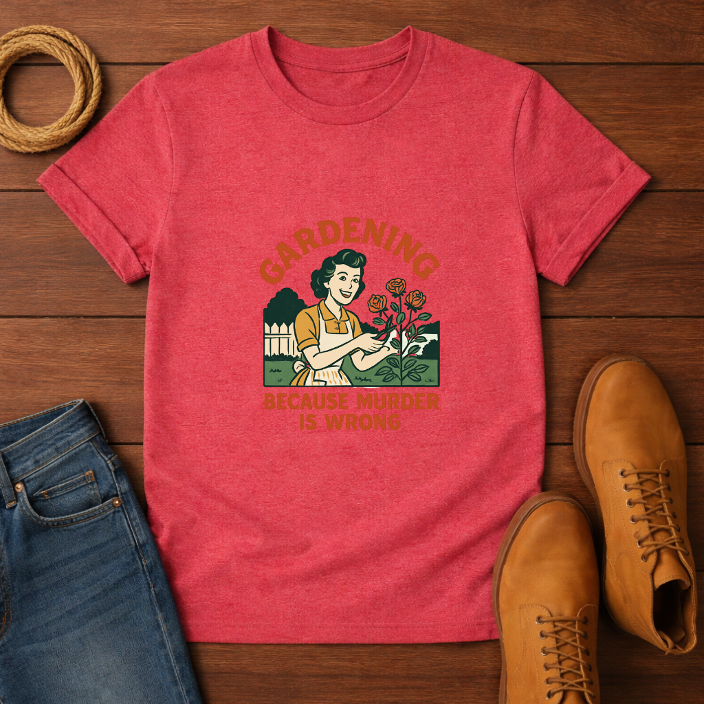 Gardening Because T-shirt