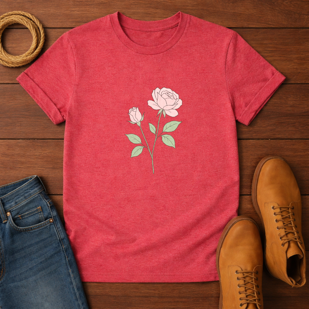 Two Flowers T-shirt