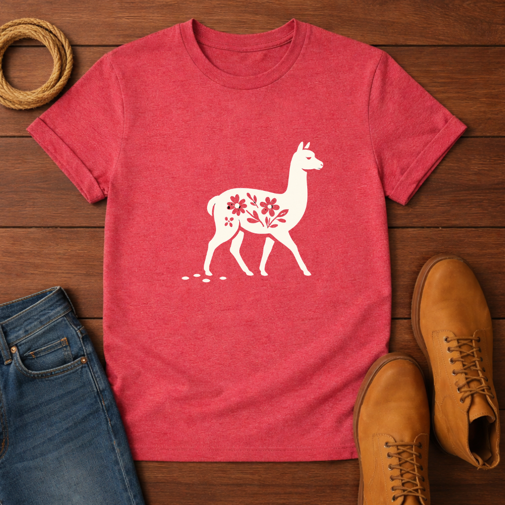 Walking Alpaca T-shirt