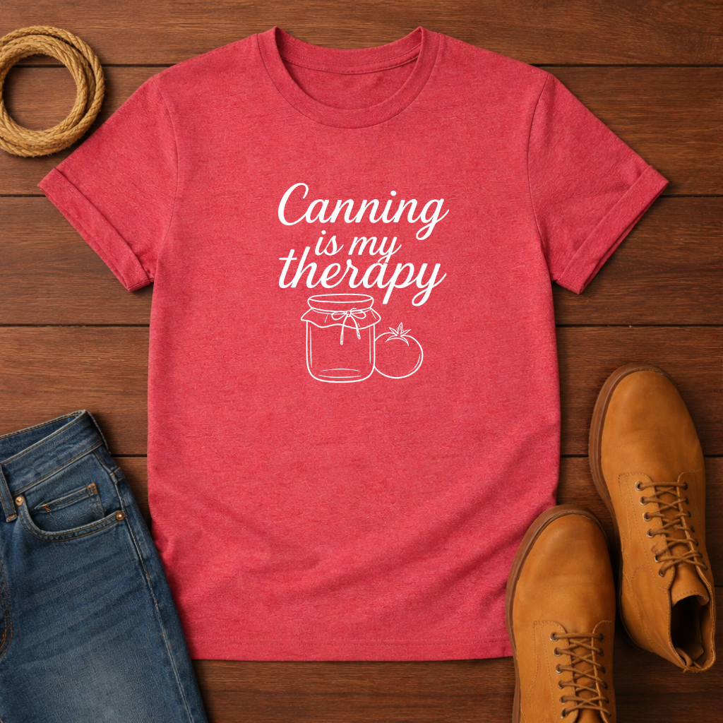 Canning is My Therapy T-shirt
