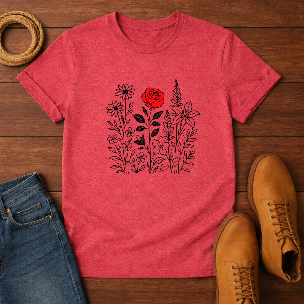 Red Rose T-shirt