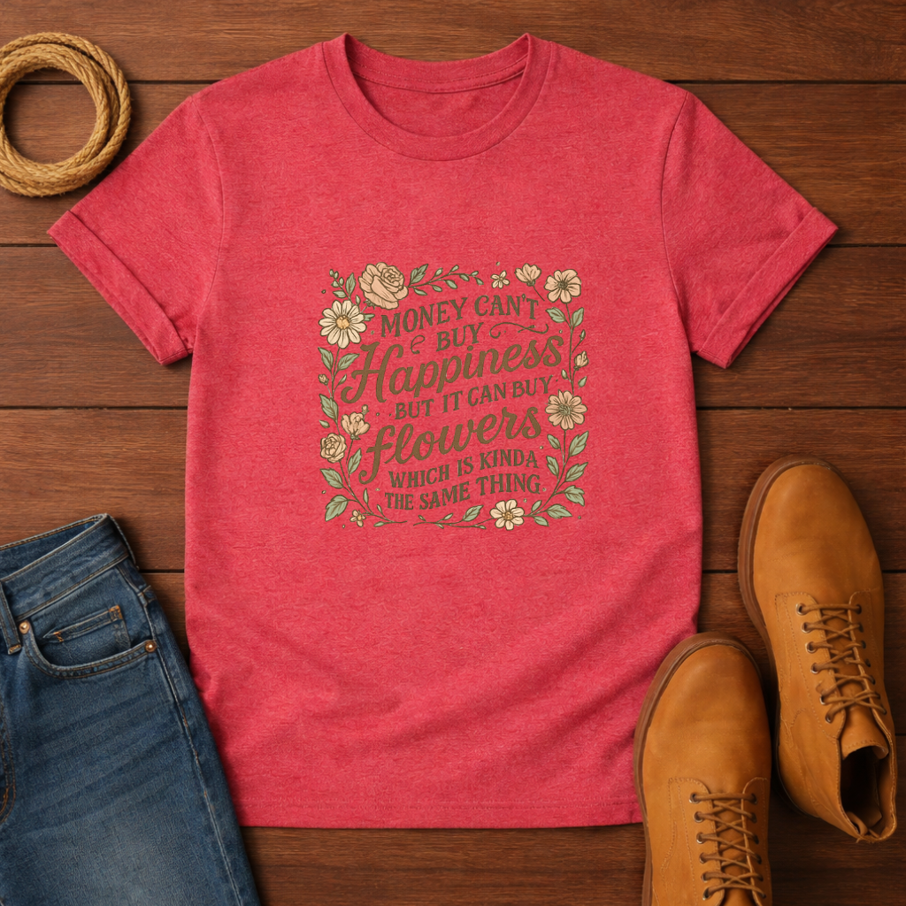 Money Can't Buy Happiness T-shirt