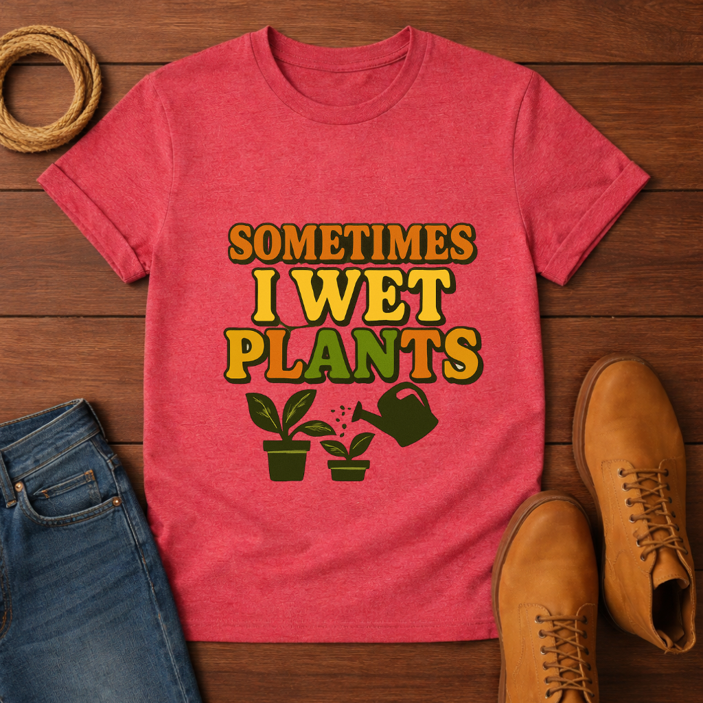 Sometimes I Wet My Plants T-shirt