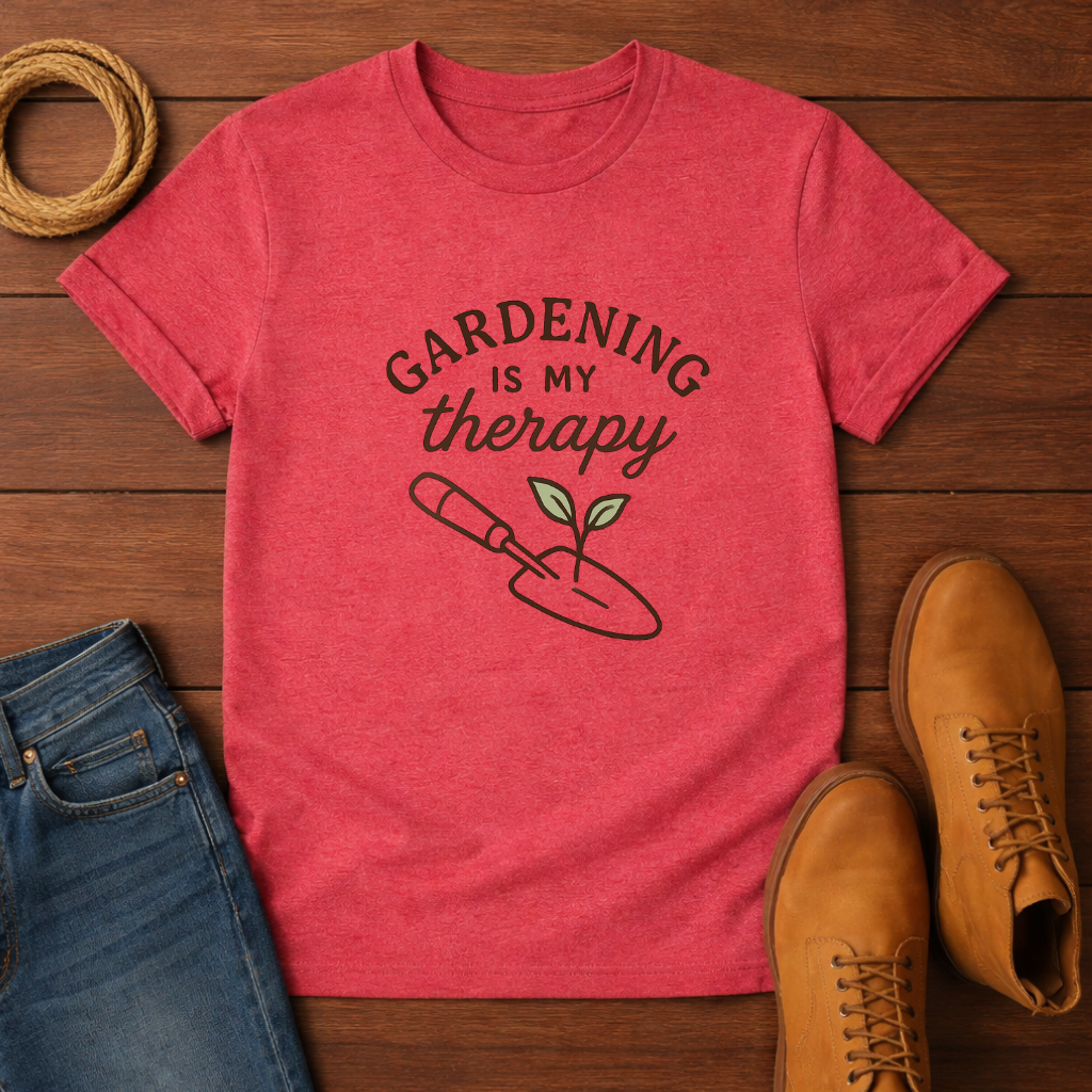 Gardening Is My Therapy T-shirt