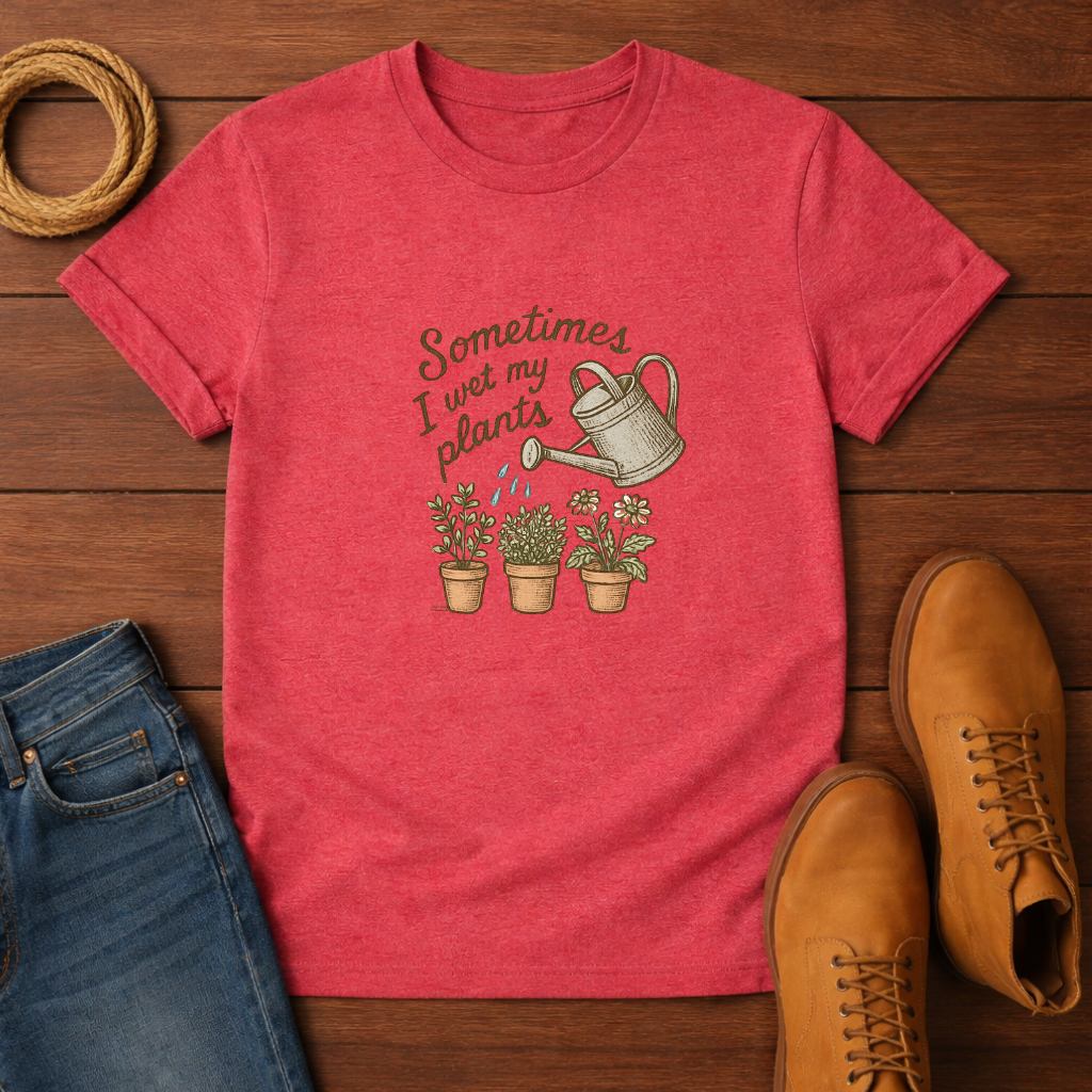 Sometimes I Wet My Plants T-shirt