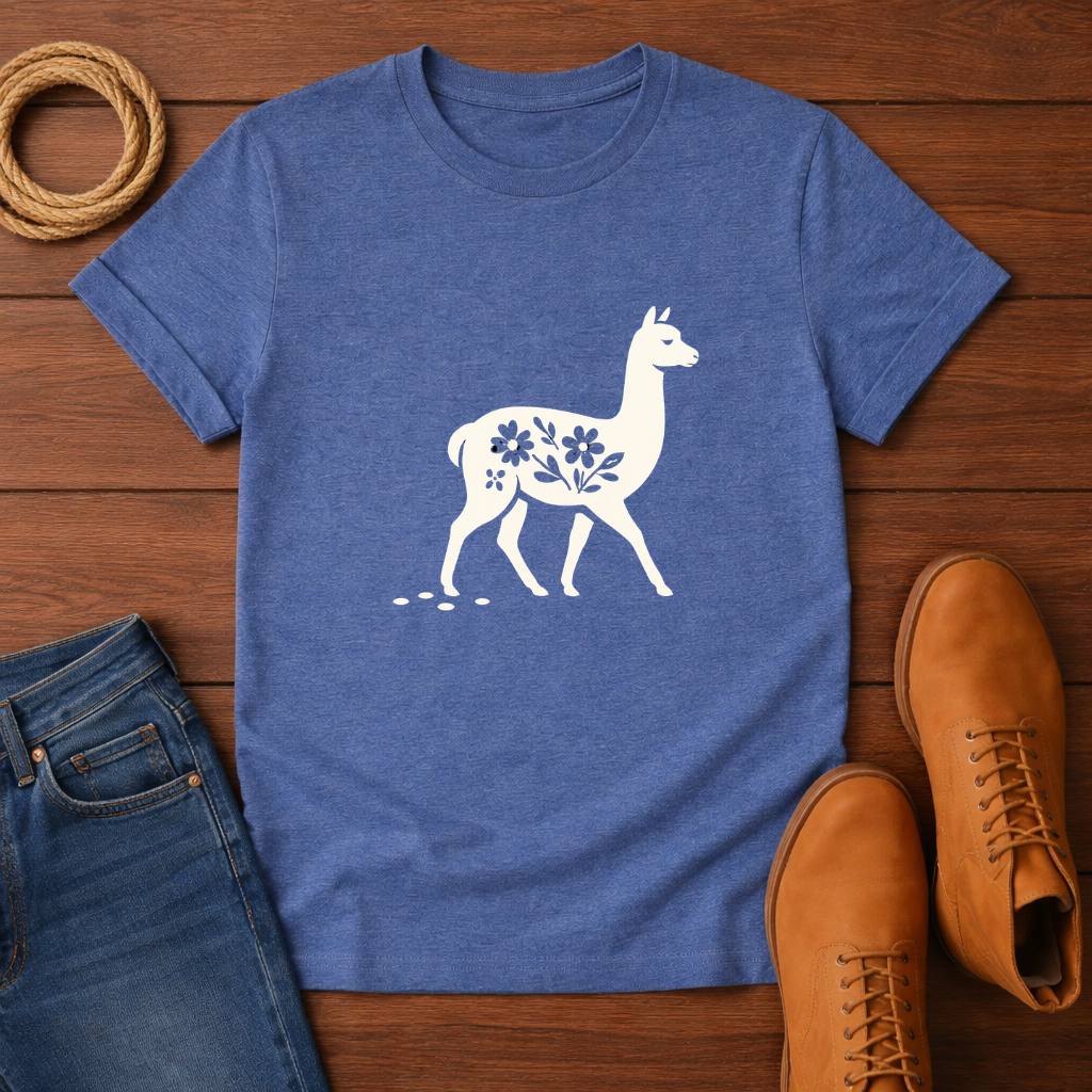 Walking Alpaca T-shirt