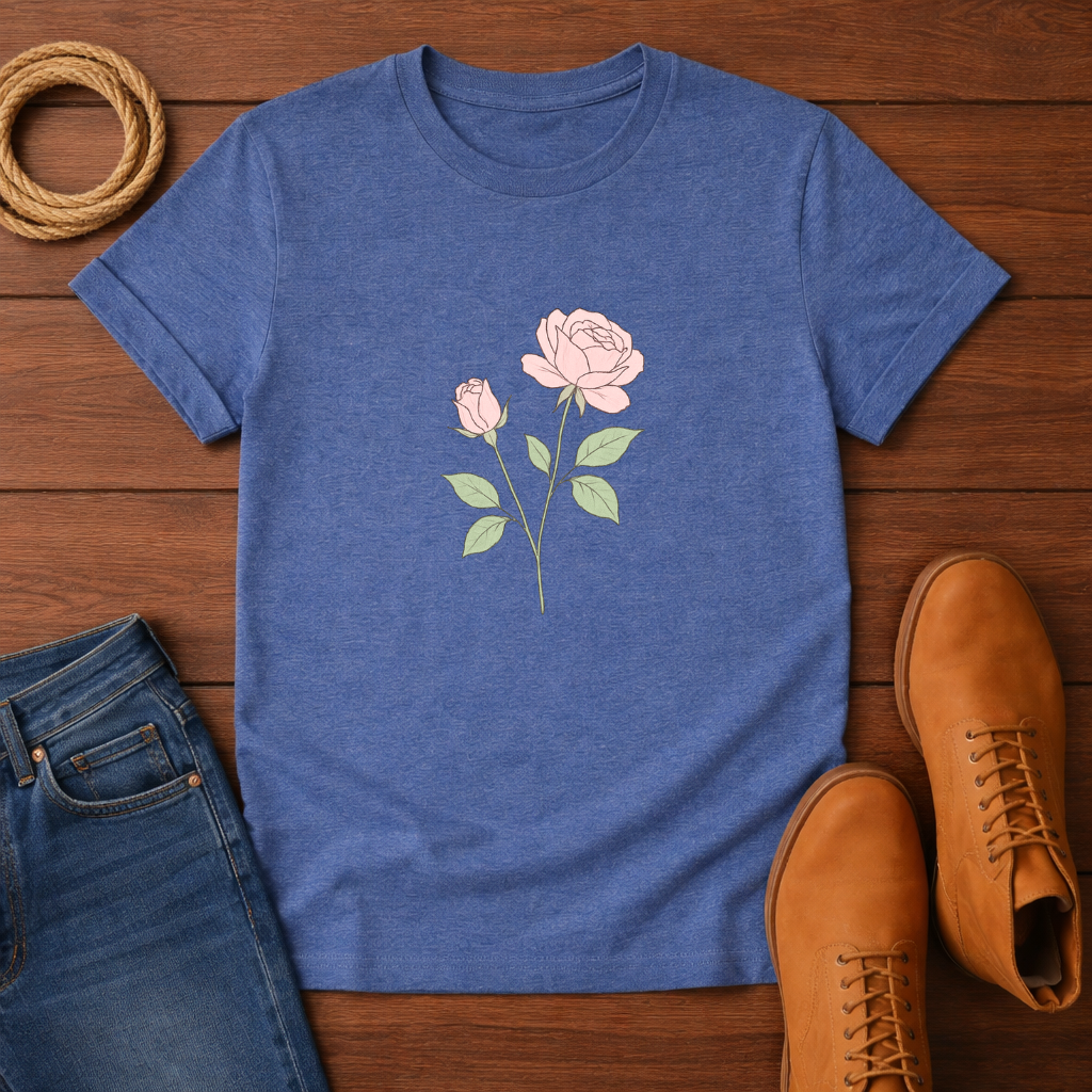 Two Flowers T-shirt