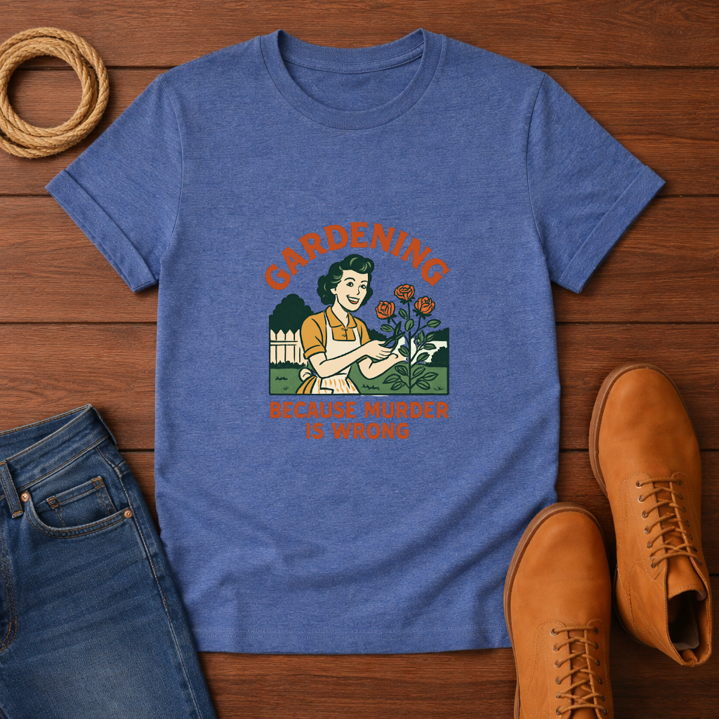 Gardening Because T-shirt