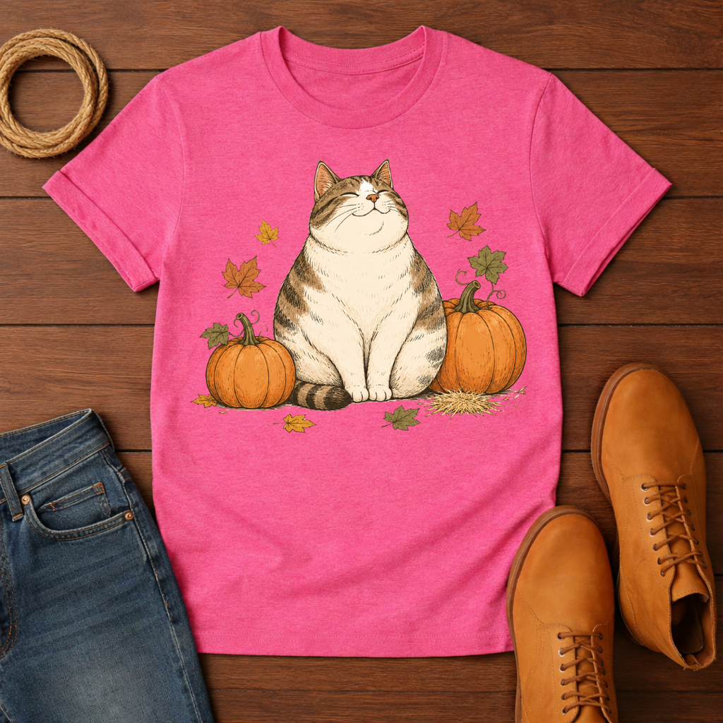 Cats and Pumpkins T-Shirt
