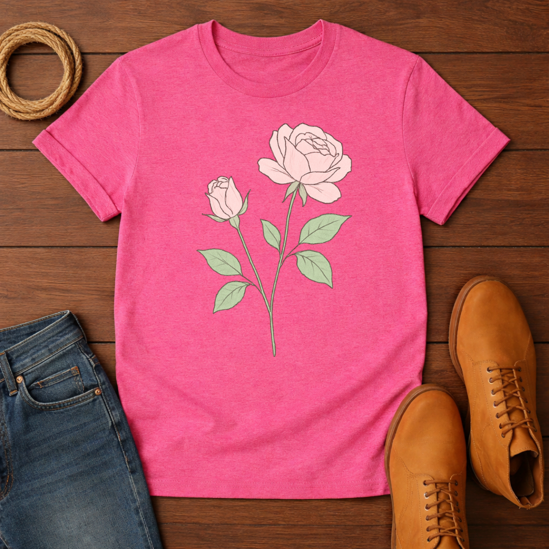 Two Flowers T-Shirt