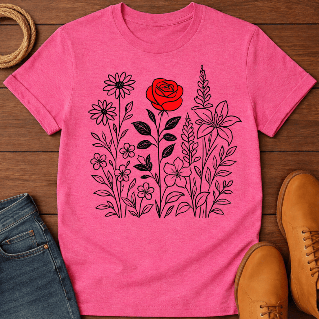 Red Rose T-Shirt