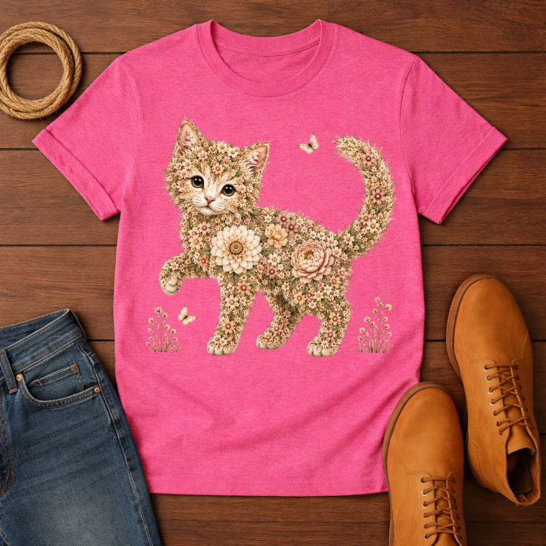 Rose Kitten T-Shirt