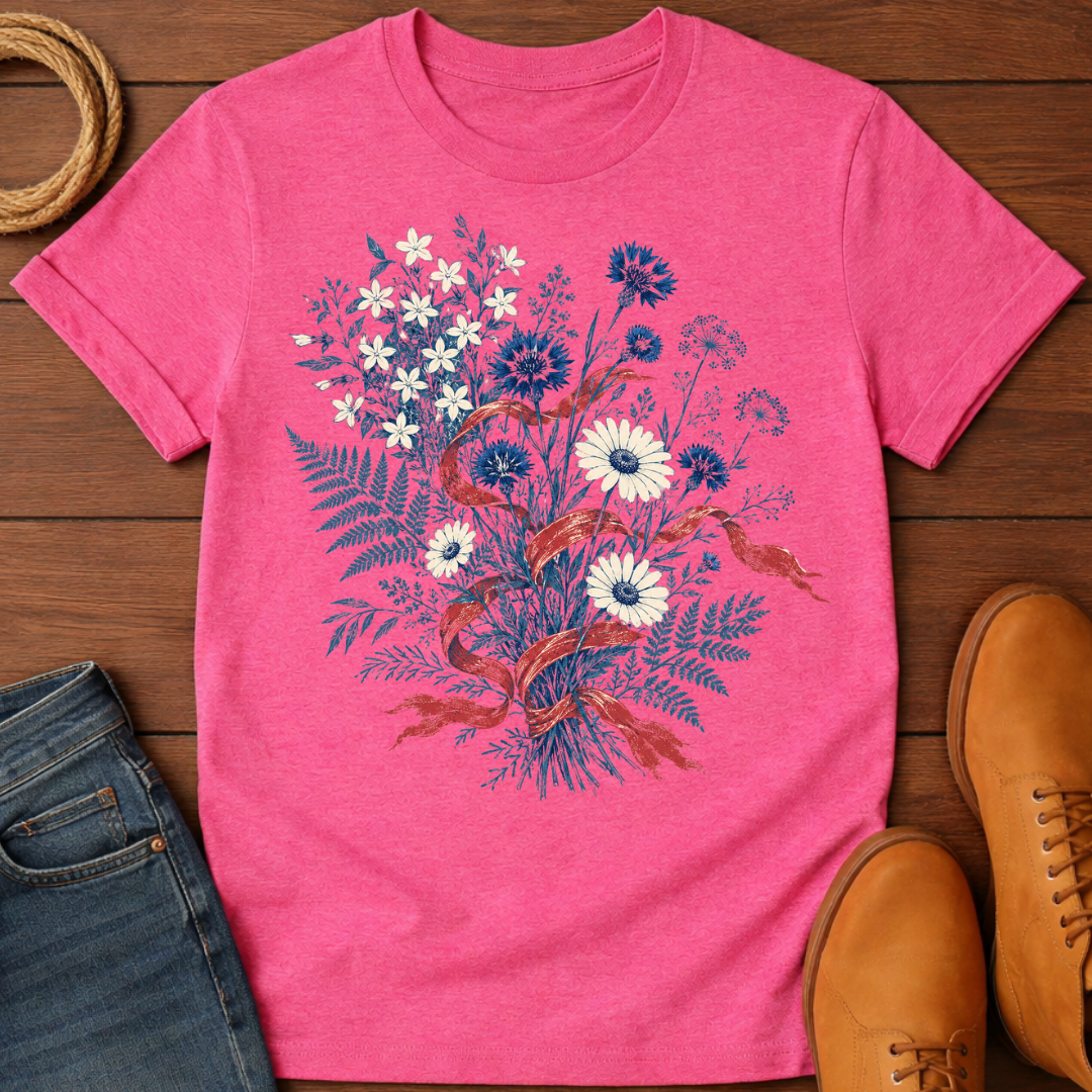 USA Flowers T-Shirt