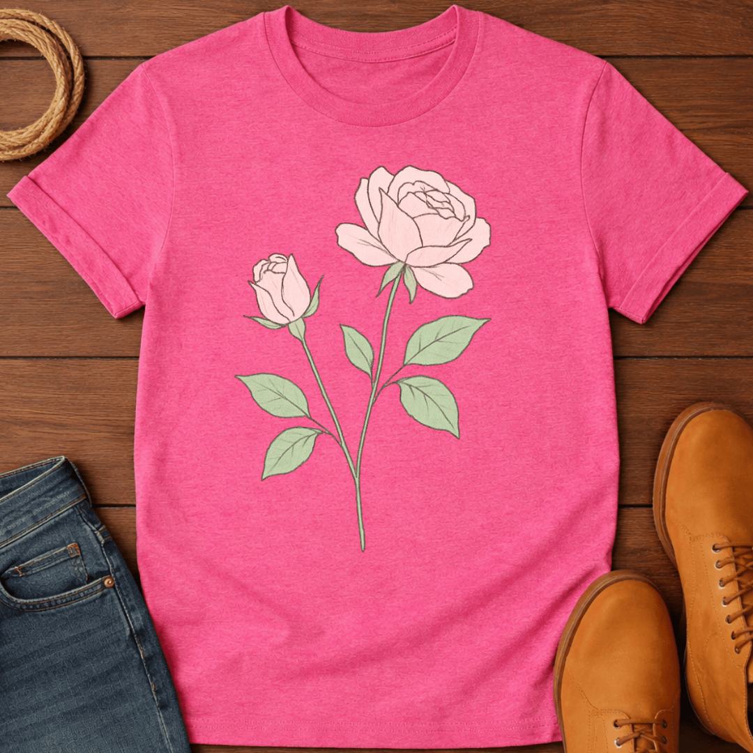 Two Flowers T-Shirt