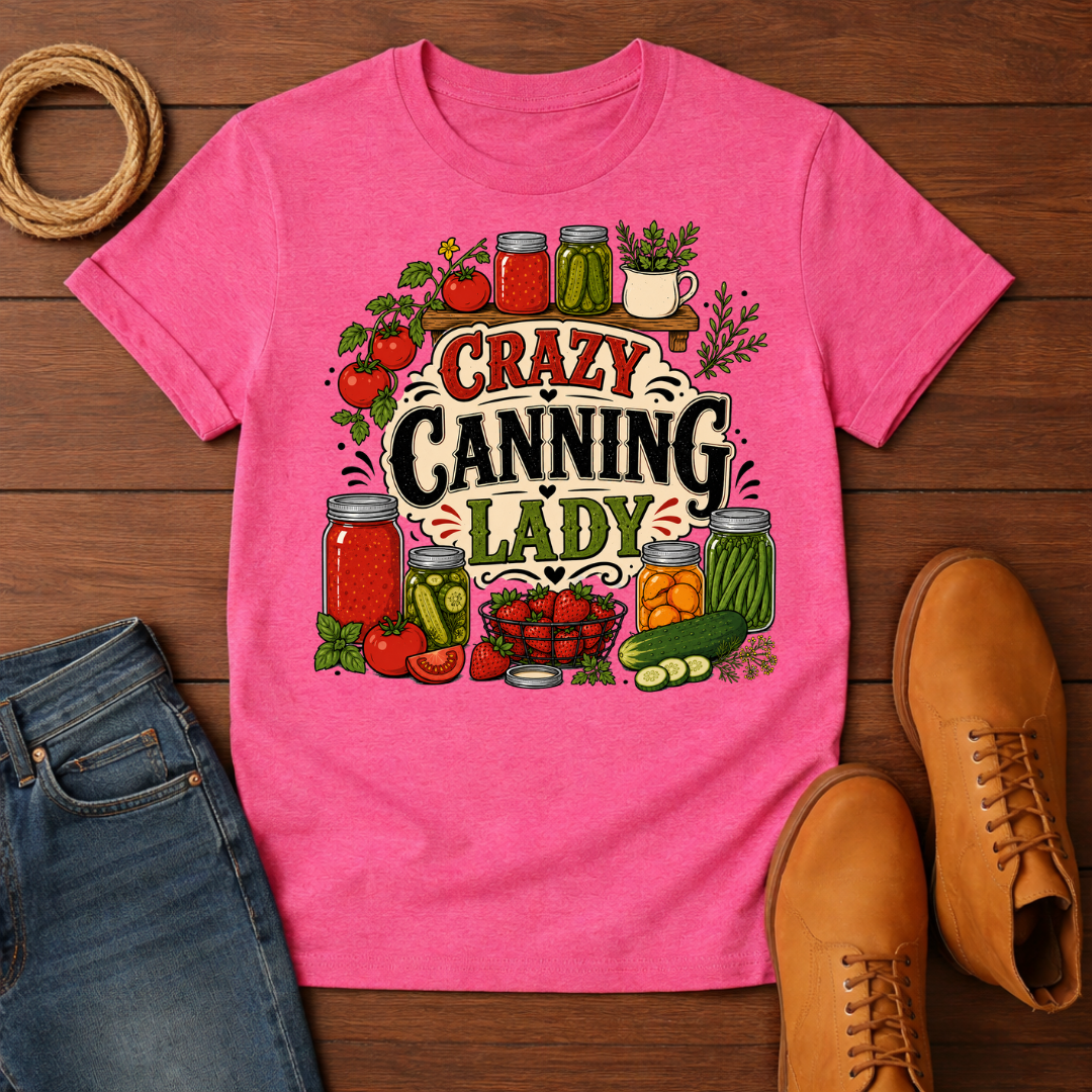 Crazy Canning Lady 4 T-Shirt