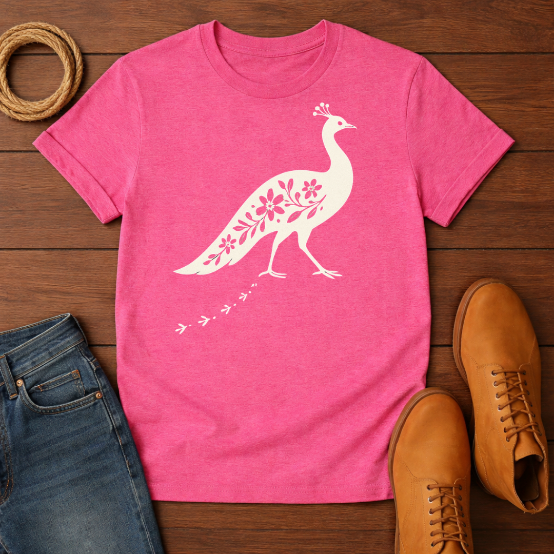 Walking Peacock T-Shirt
