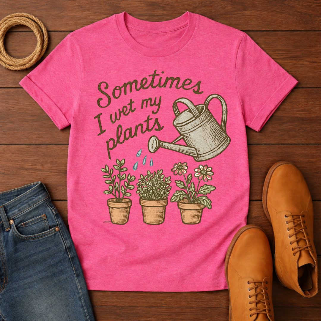 Sometimes I Wet My Plants T-shirt