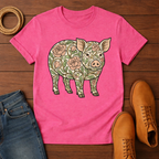 Floral Pig T-Shirt