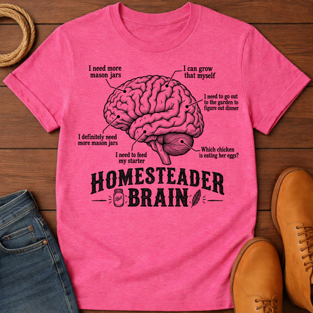 Homesteader Brain T-Shirt
