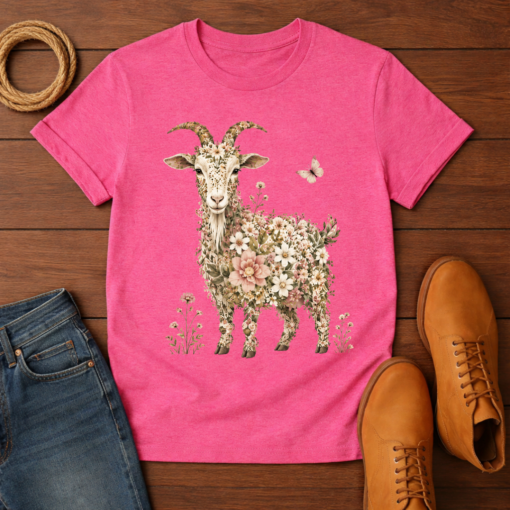 Rose Goat T-Shirt