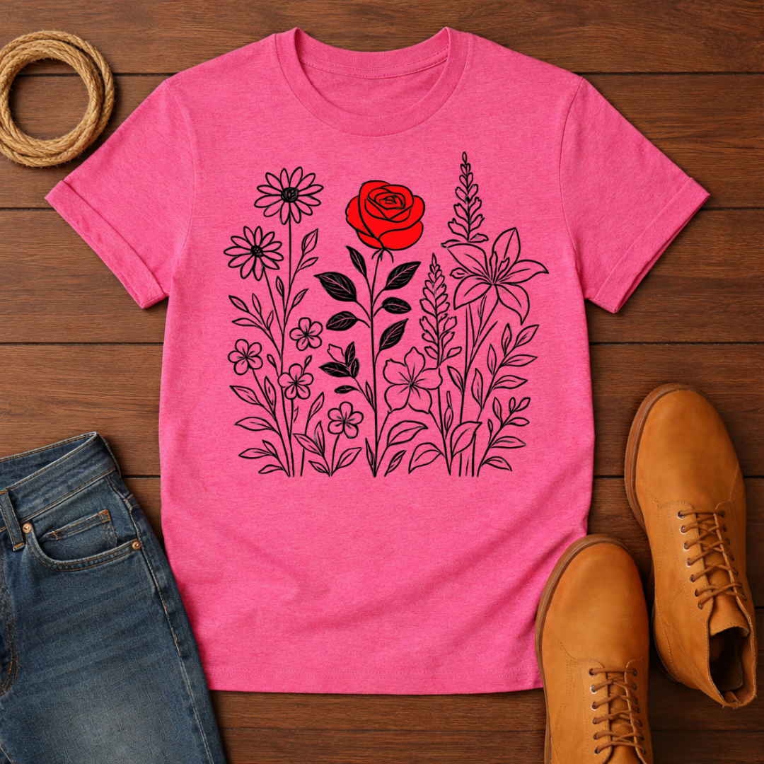 Red Rose T-Shirt