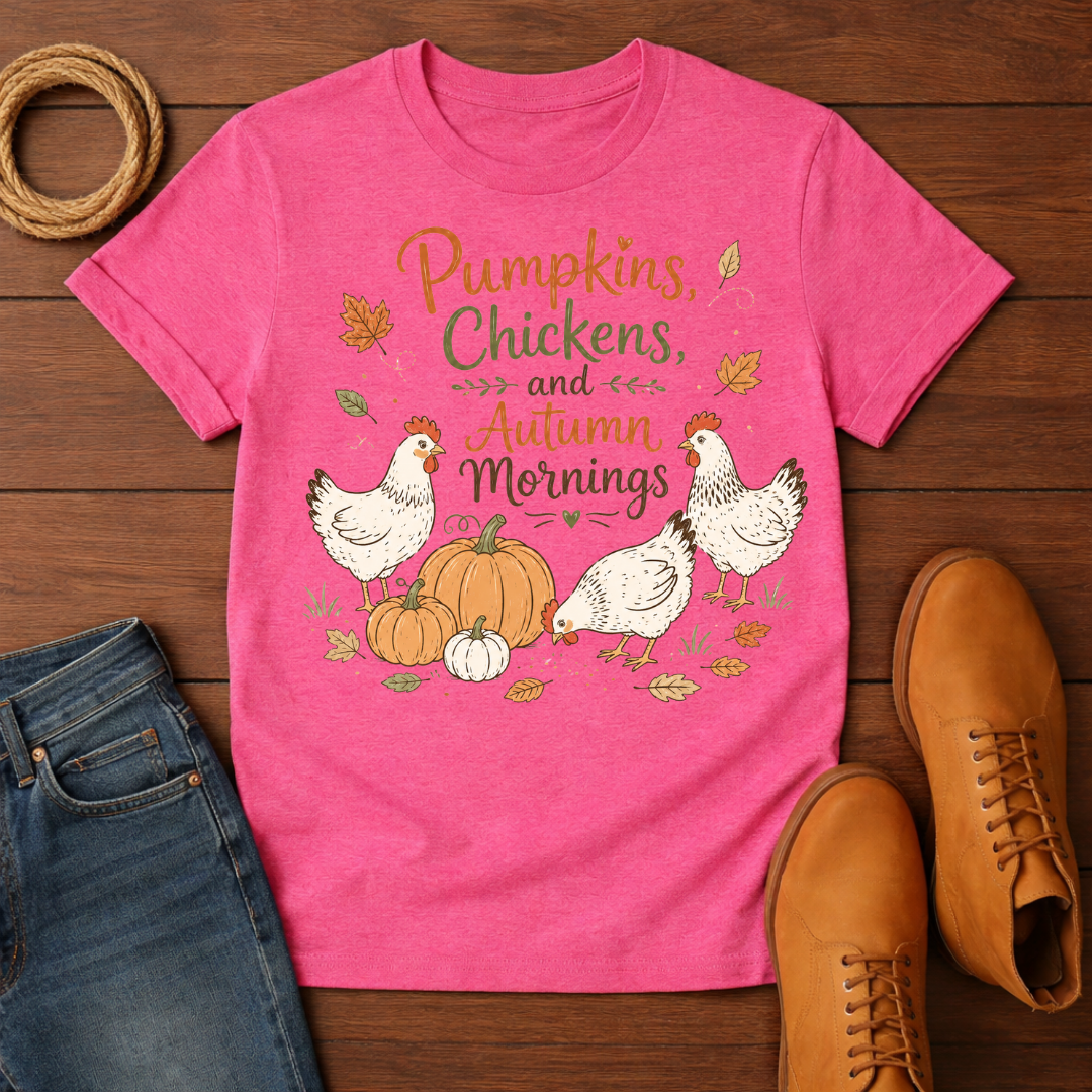 Chickens and Pumpkins T-Shirt