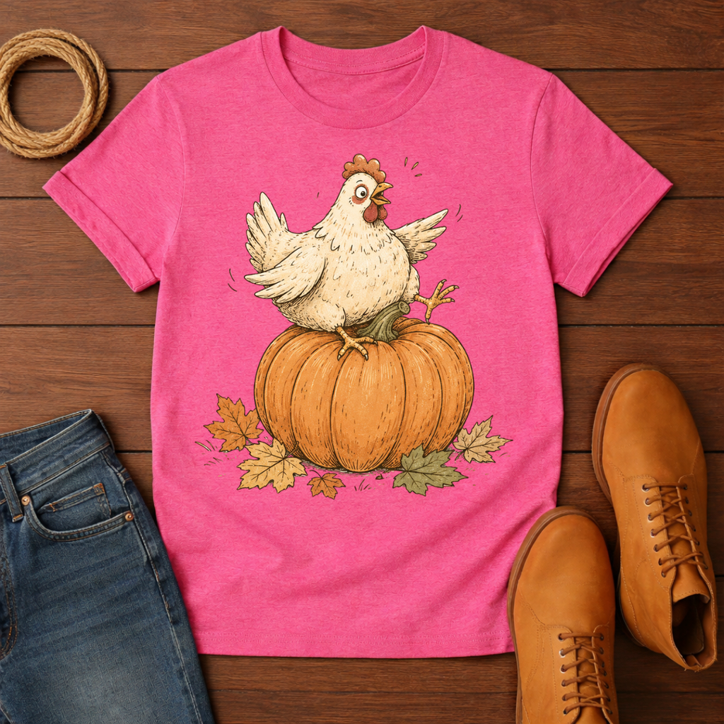 Chickens and Pumpkins 2 T-Shirt